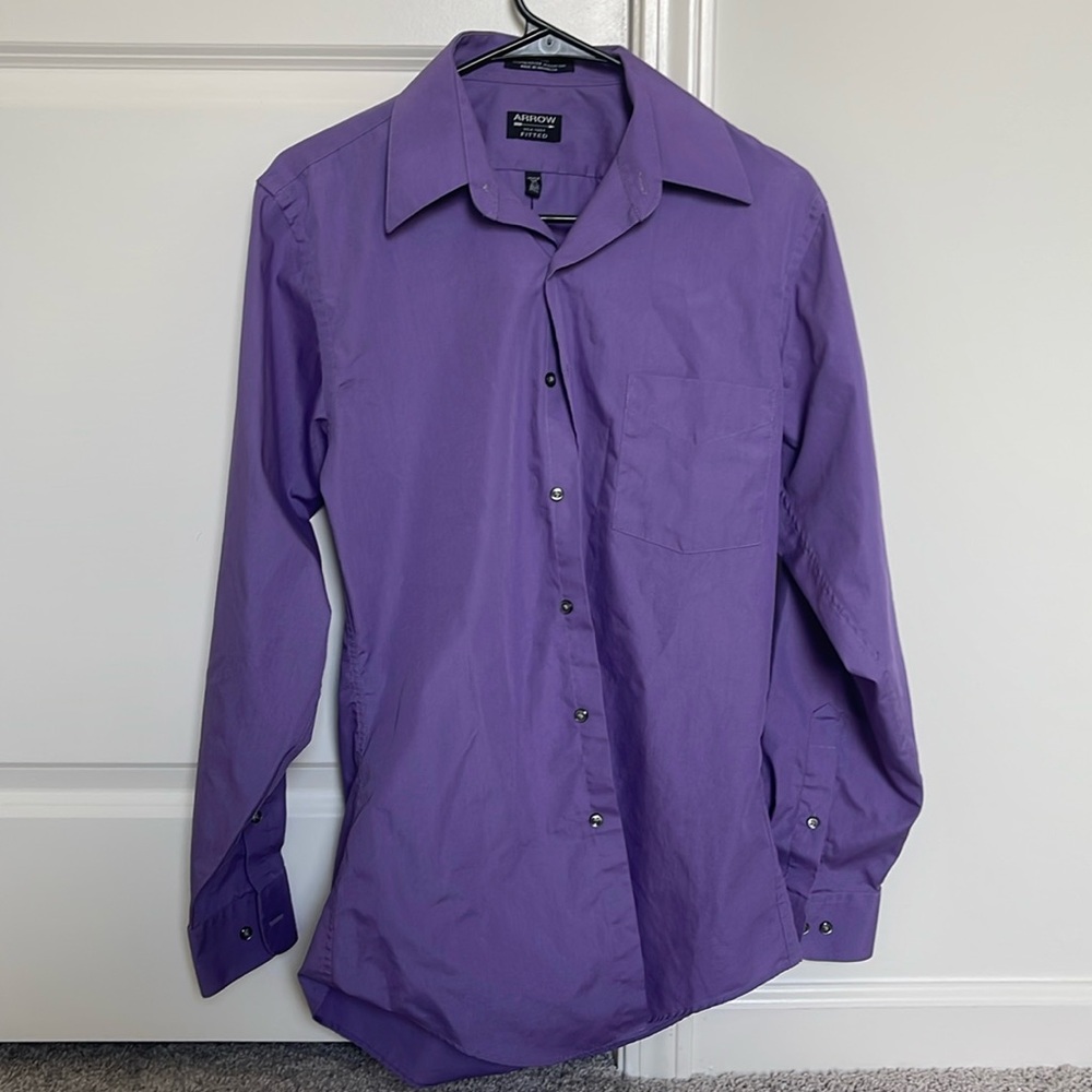 Men’s Small 32/33 Arrow Fitted Dress Shirt